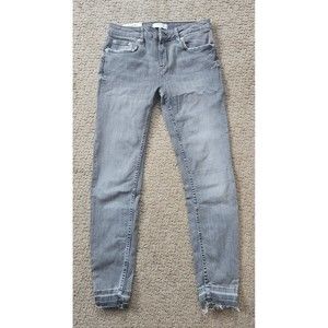 NWT Zara The Skinny in Dusty Gray  Mid Rise Skinny Jeans EUR Sz 40  US Sz 8